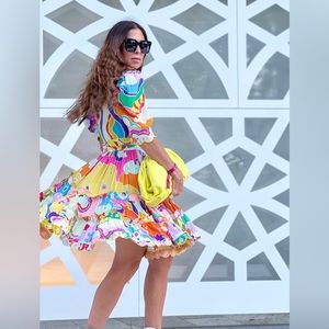 CeliaB BNWT Andromeda Dress // Multicolor